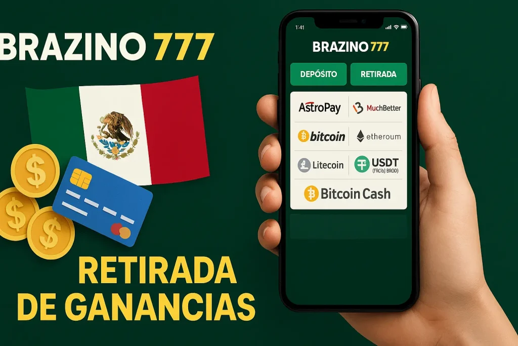 Cómo retirar dinero de Brazino777